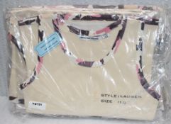 12 x Roberto Sonelli 'Lauren' Ladies Sleeveless Vests - Beige / Camouflage - New - Approx RRP £180