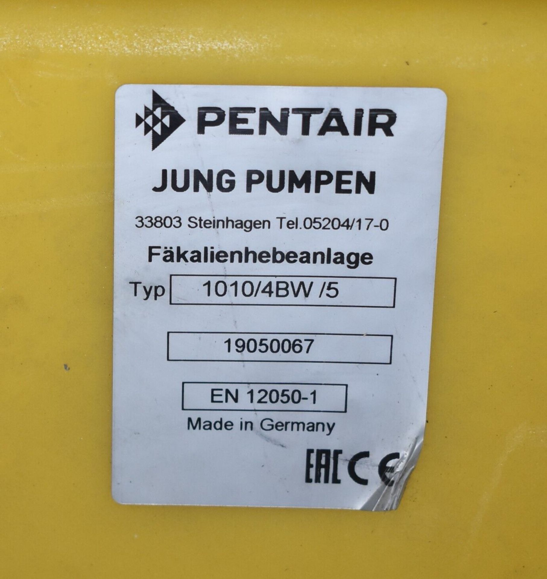 1 x Pentair Jung Pumpen Lifting Station Pump Drain Sewage Saniflo - Type: Compli 1010/4BW /5 - - Image 16 of 19