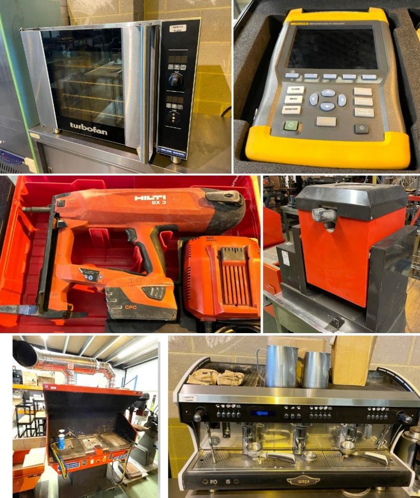 Various Items From Company Liquidations - Features Health & Beauty Cosmetic Appliances, Commercial Catering Equipment and Plant and Machinery