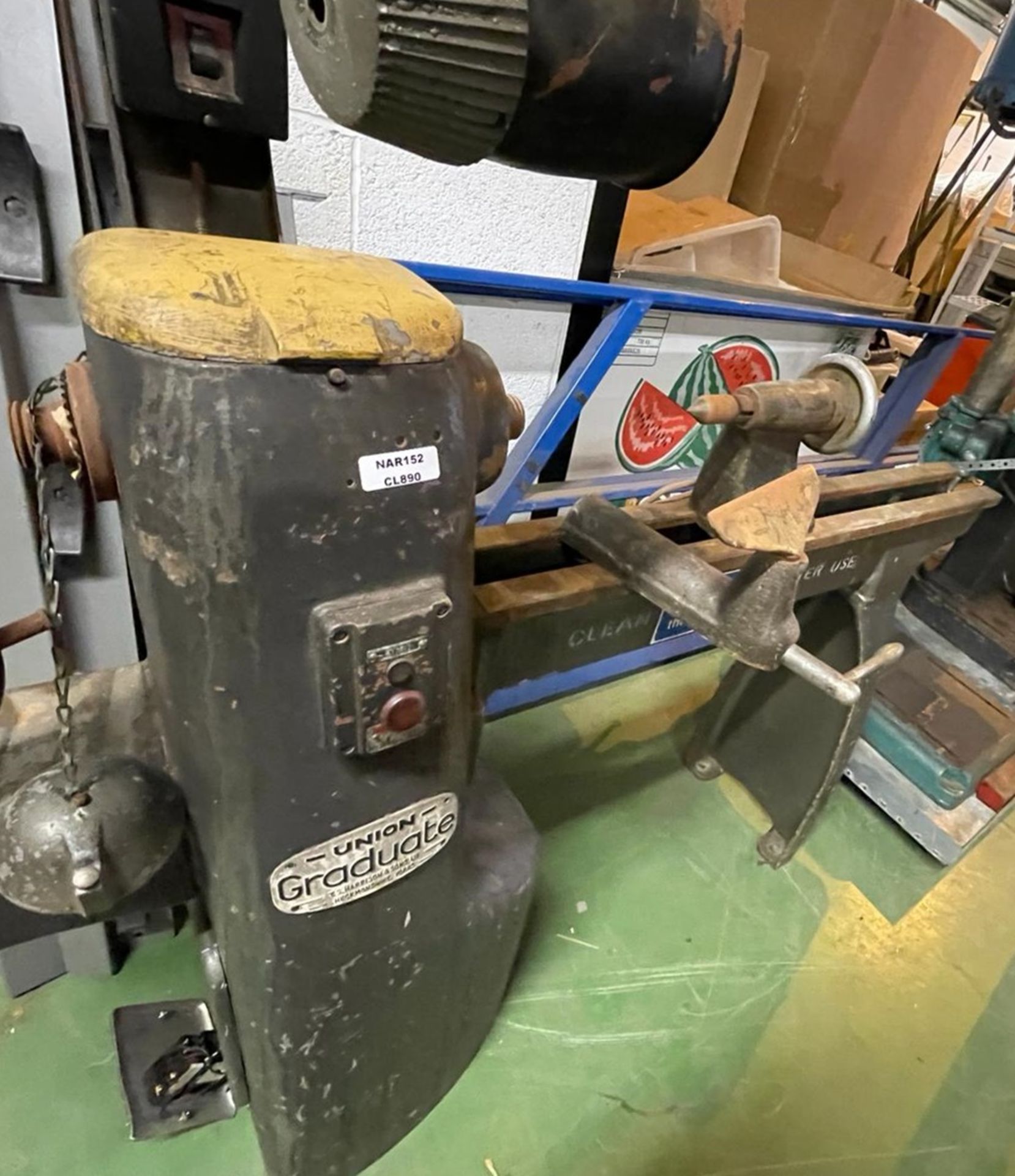 1 x T.S Harrison Union Graduate Lathe - 3 Phase - Image 19 of 22