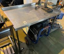 1 x Stainless Steel RH Corner Prep Table