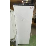 1 x Mondial Elite KICN40LT Upright Single Door White Commercial Freezer - Dimensions: H188 x W60 x D