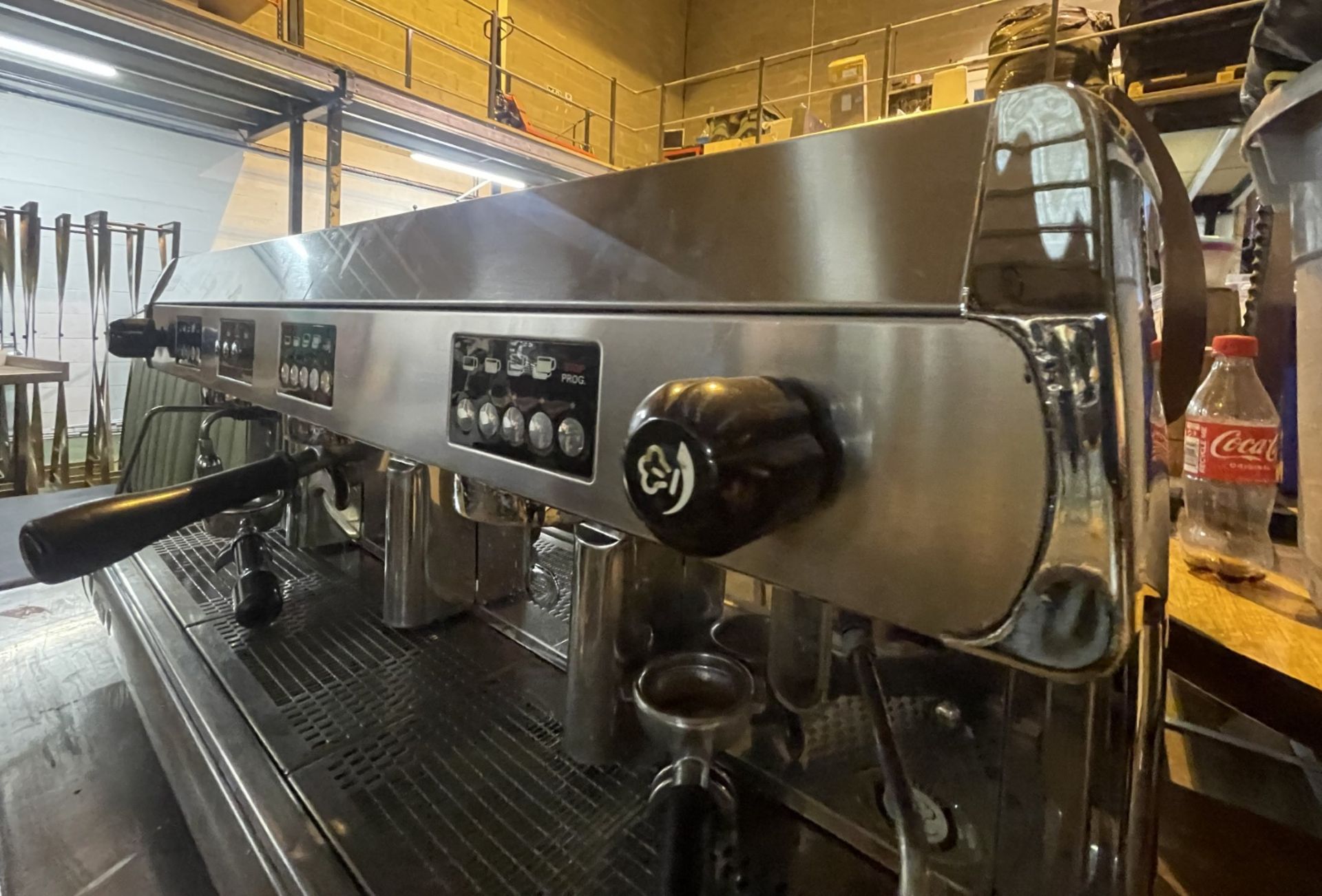 1 x Polaris Wega 3 Group Commercial Espresso Coffee Machine - Stainless Steel Exterior - 3 Phase - Image 9 of 14