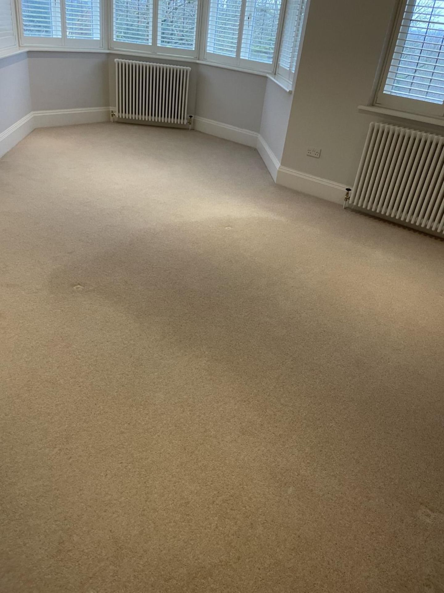 1 x Luxury Wool Back Bedroom Carpet in a Neutral Tone with Premium Underlay - Image 16 of 16