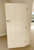 1 x Solid Wood Painted Internal Door, White