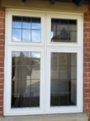 1 x Hardwood Timber Double Glazed Window Frame - Ref: PAN207 - CL896 - NO VAT ON THE HAMMER -