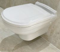 1 x VILLEROY & BOCH Wall Hung Toilet with Geberit Flush Plate - Ref: PAN231 - CL896 - NO VAT ON