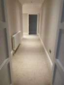3 x Sections of Luxury Wool Upstairs Carpet in a Neutral Tone with Premium Underlay - Ref: UPSTRS/