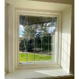 1 x Hardwood Timber Double Glazed Leaded Window Frame - Ref: PAN253 / BED 2- CL896 BED2 R/H- NO