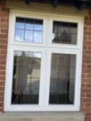 1 x Hardwood Timber Double Glazed Window Frame - Ref: PAN208 - CL896 - NO VAT ON THE HAMMER -