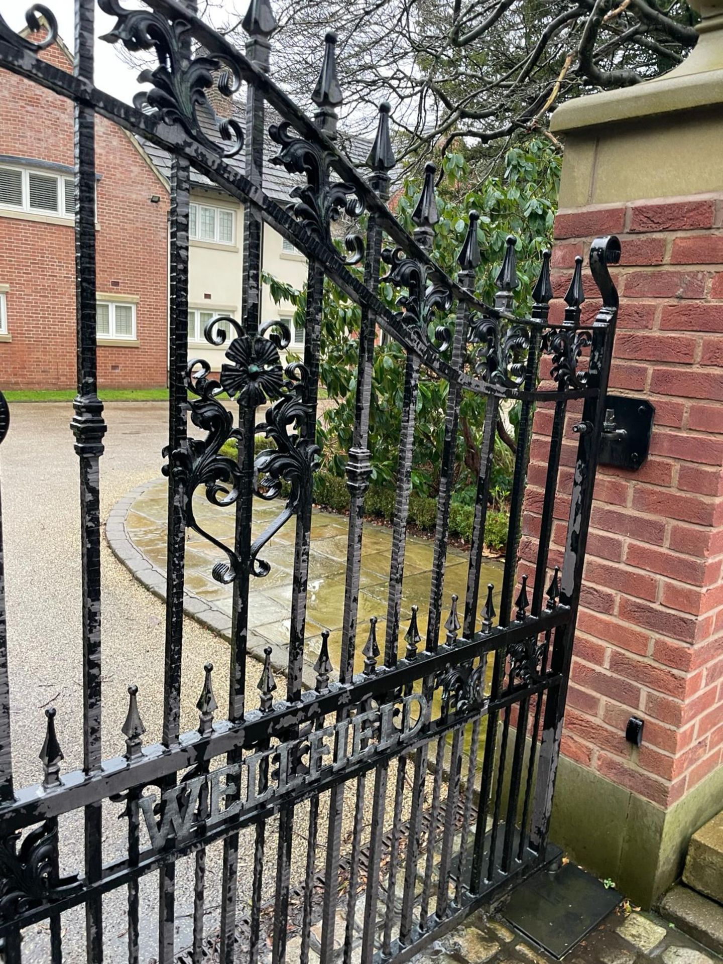1 x Electric Ornate Double Swing Metal Main Entrance Security Gate - Ref: UP10 - NO VAT ON HAMMER - Image 14 of 19