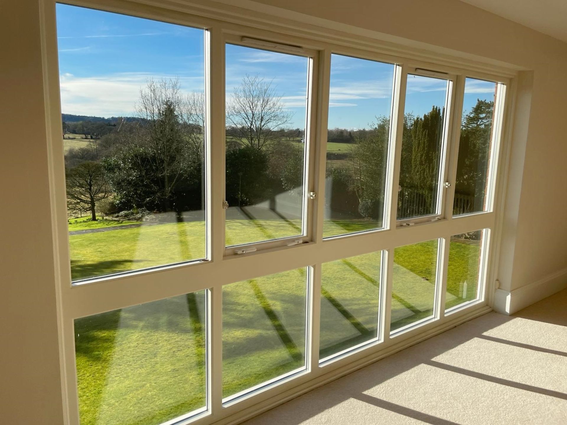 1 x Hardwood Timber Double Glazed Leaded 10-Pane Window Frame - Image 5 of 16