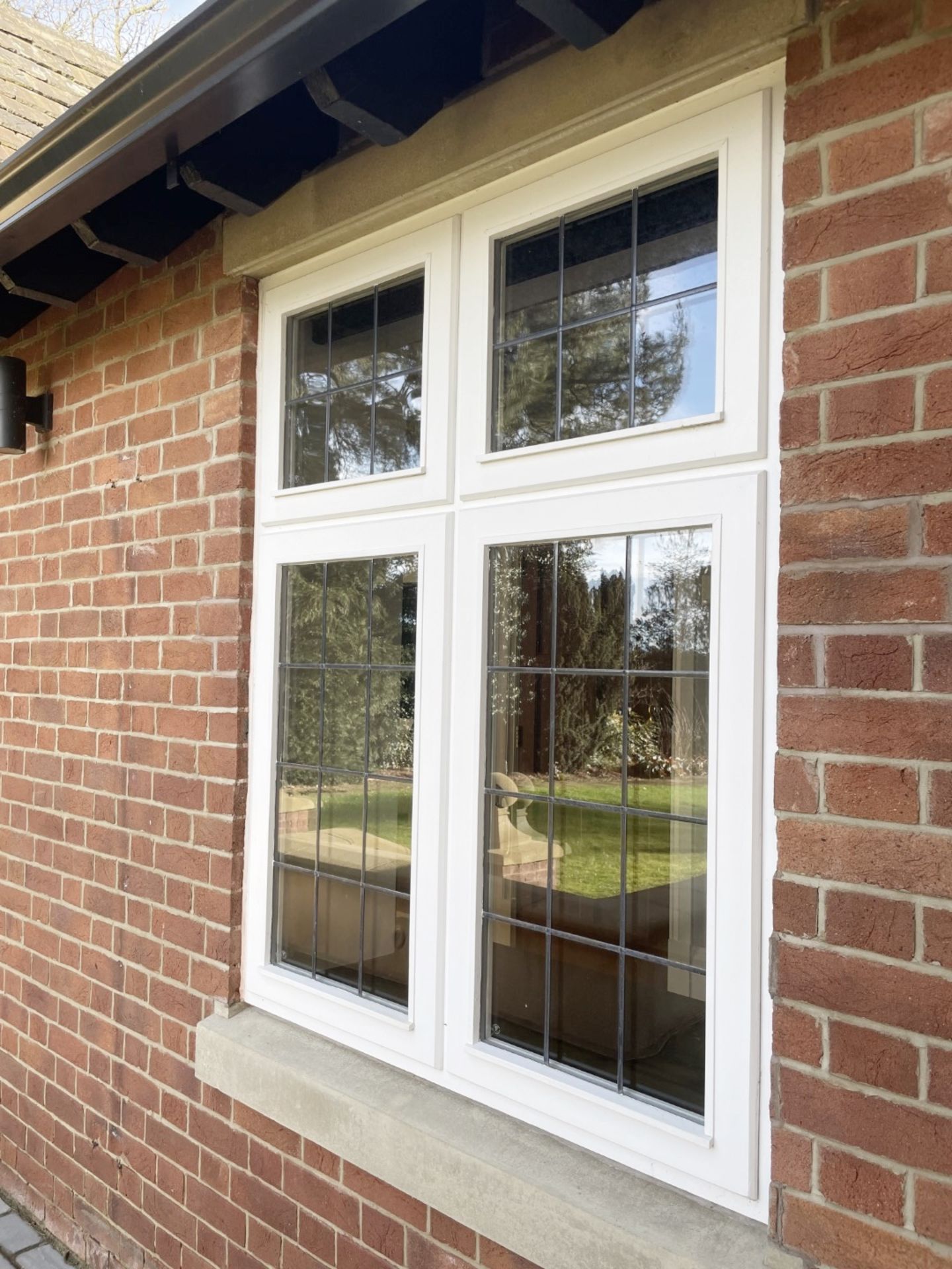 1 x Hardwood Timber Double Glazed Leaded 4-Pane Window Frame - Ref: PAN206 - CL896 - NO VAT - Image 8 of 12