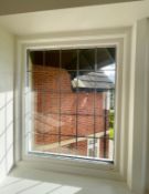 1 x Hardwood Timber Double Glazed Leaded Window Frame - Ref: PAN241 / BED 2- CL896 - NO VAT ON THE