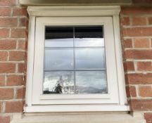 1 x Hardwood Timber Double Glazed Window Frame - Ref: PAN209 - CL896 - NO VAT ON THE HAMMER -