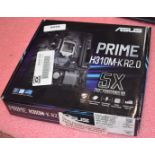 1 x Asus Prime H310M-E Intel LGA1151 Motherboard - Boxed With Accessories