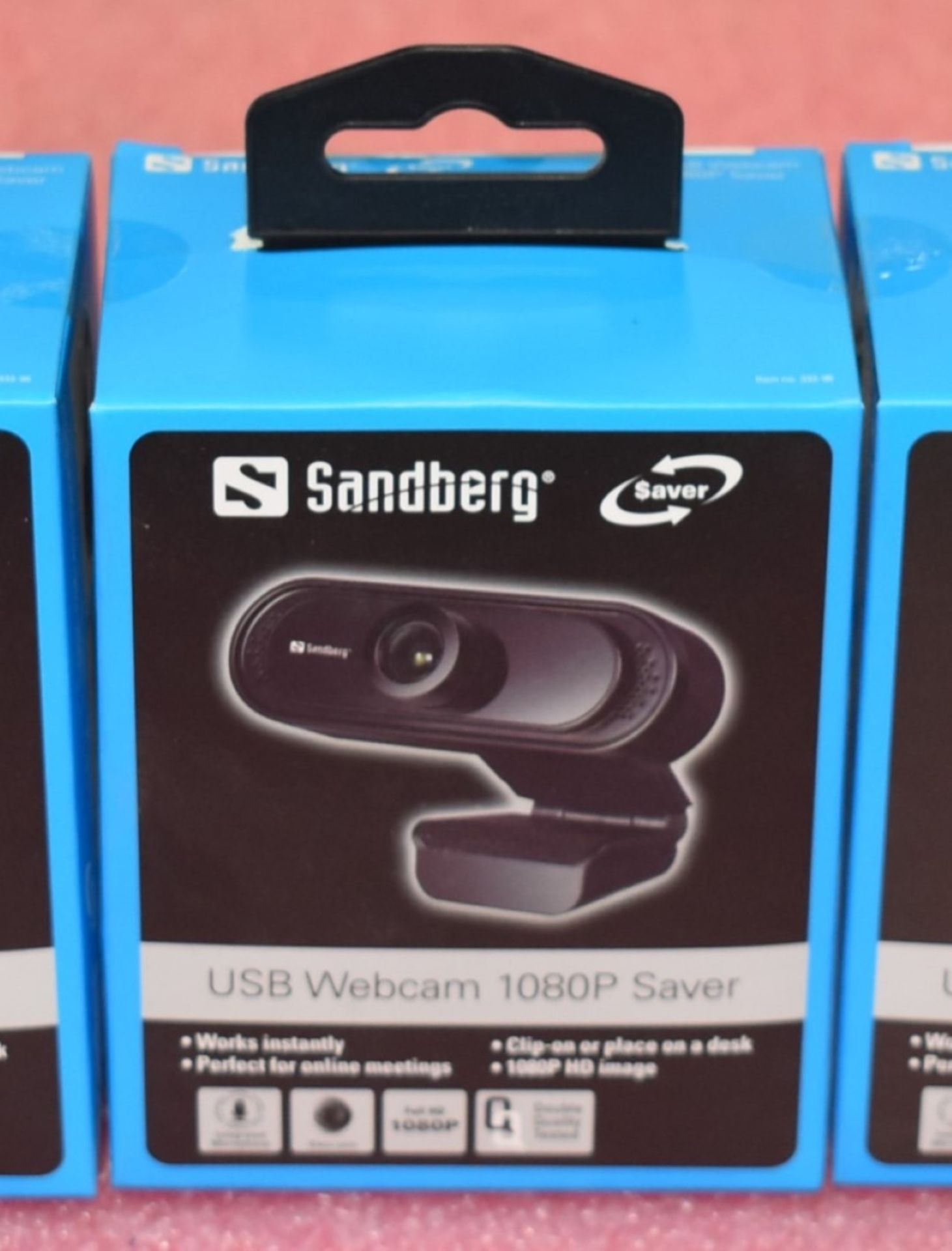 4 x Sandberg USB Full HD 1080p Webcams With Microphone - RRP £140.00 - Image 2 of 2