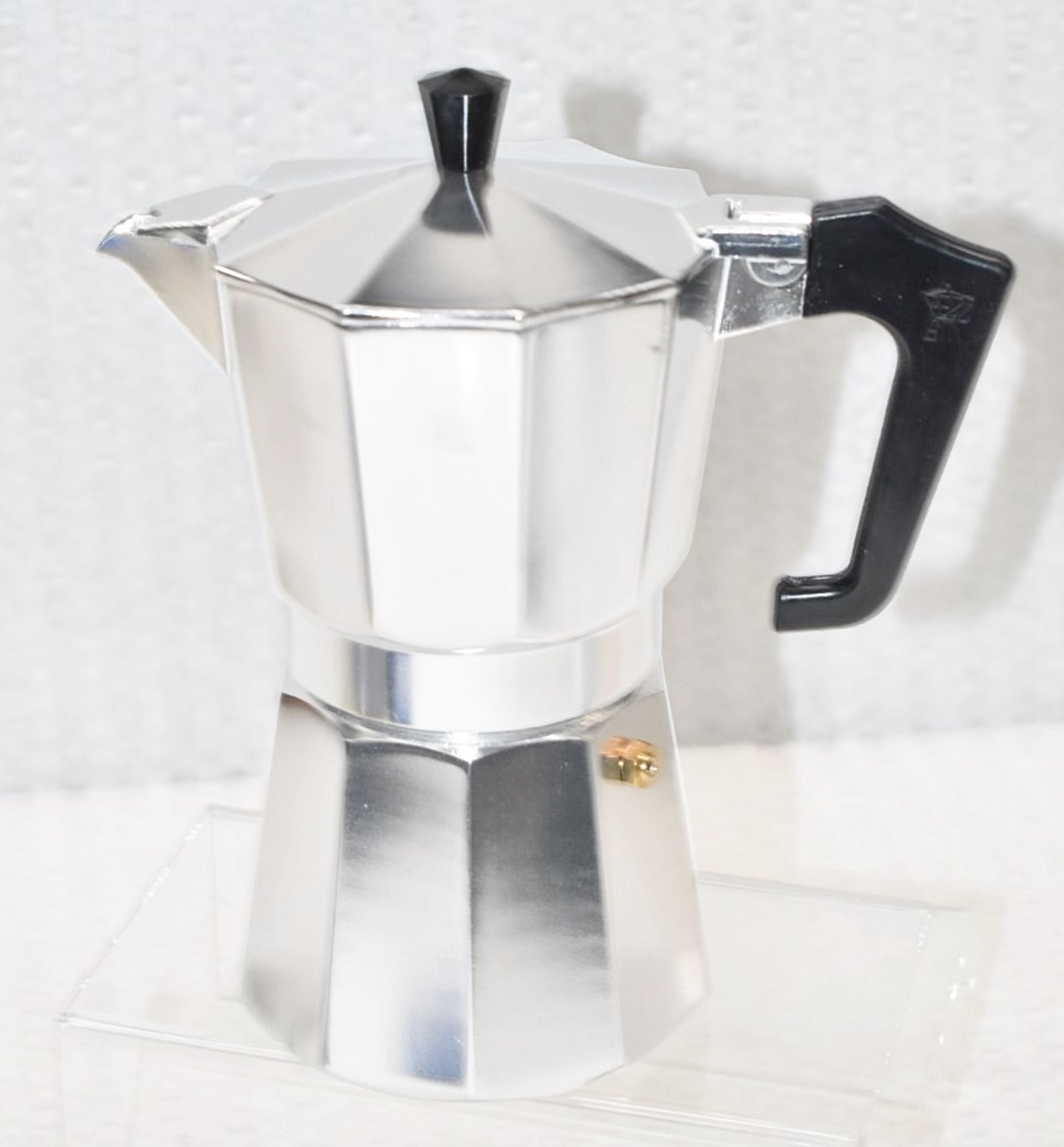 1 x PEZZETTI Italexpress Aluminium Stove Top 6-Cup Moka Pot - Unused Boxed Stock - Ref: HBK365 - Image 2 of 8