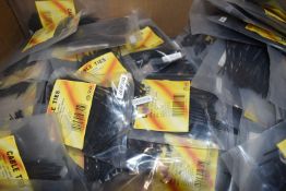 10,000 x Black Cable Ties - Includes 100 Packs of 100 Ties - Size: 1.8 x 100mm - Brand New Stock