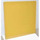 1 x FLEXFORM 'Fly' Designer Square 80x80cm Table Top with a Lacquered Mustard Yellow Finish