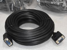3 x CDEX 715K Cables Direct VGA Cables - 15 Meter Length - New in Packets - RRP £70