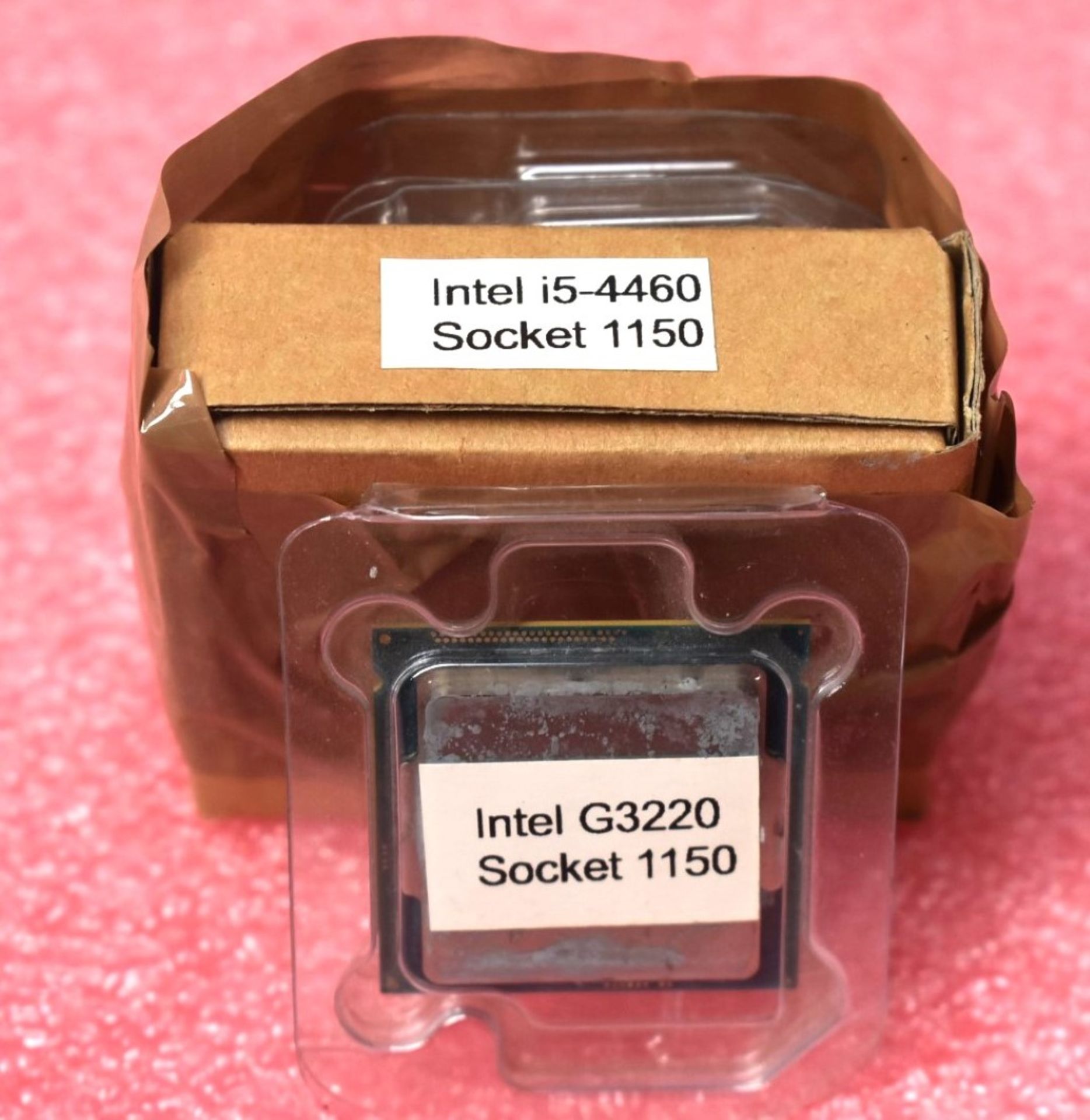 4 x Intel Socket LA1150 Desktop PC Processors - Includes 1 x I5-4460, 2 x G3220 and 1 x I5-4460 - Bild 3 aus 3