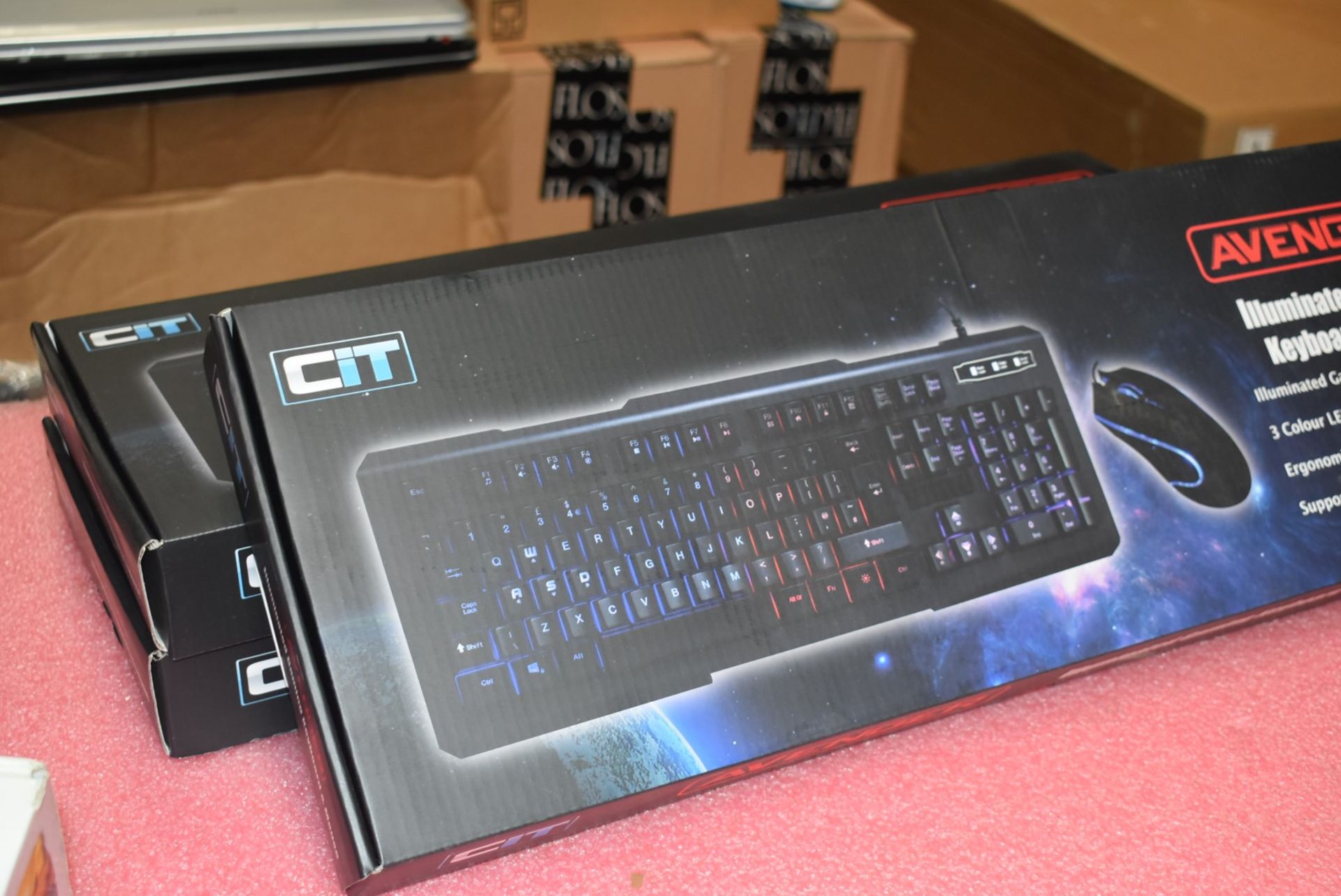 3 x CIT Avenger Illuminated Gaming Keyboard and Mouse - New & Boxed - Image 5 of 7