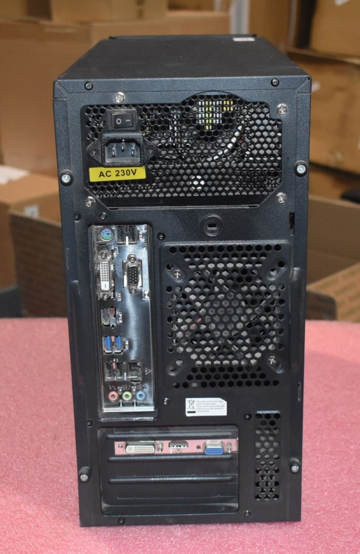 1 x Desktop PC Featuring an AMD FX4300 Processor, 8GB Ram, 128GB SSD, 500GB Hard Drive and an AMD - Image 2 of 4