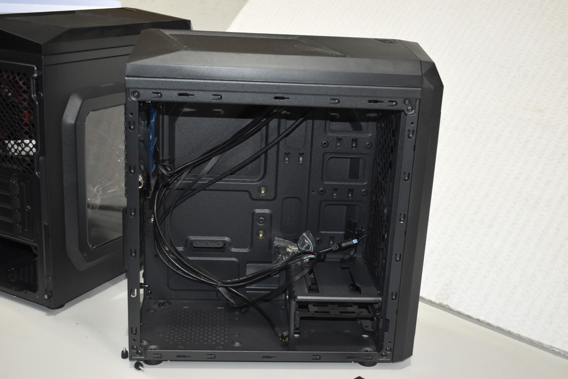 5 x ATX Computer Cases With USB 3.0, SD Card Readers, Side Window and Case Fan - Unused - Image 14 of 14
