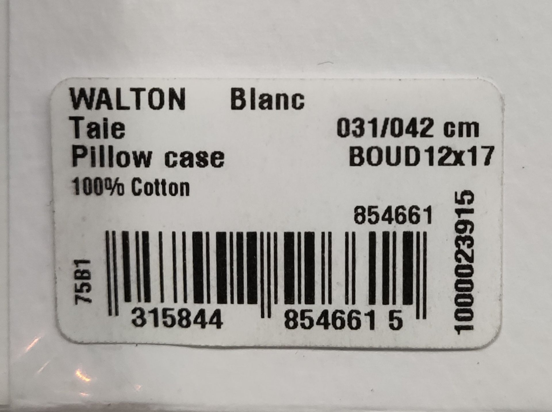 1 x YVES DELORME Walton Boudoir Pillowcase 30X40cm - Original RRP £99.95 - Ref: 4400854/HJL491/C28/ - Image 7 of 9