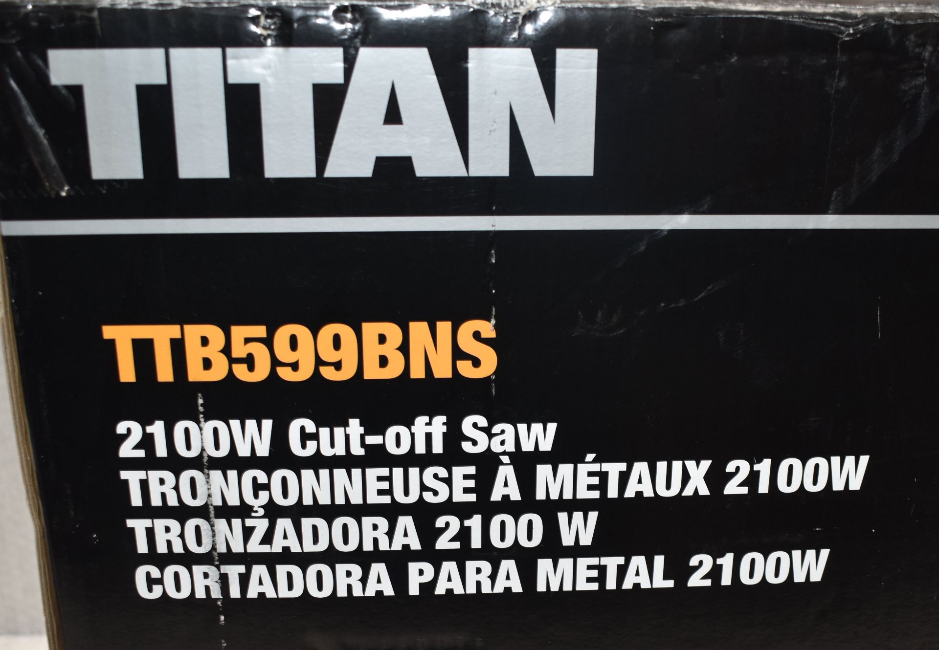 1 x TITAN 2100W 355Mm Cut-Off Saw / Chop Saw - Model: TTBS99BNS - Ref: K254 - CL905 - Location: Altr - Image 6 of 21