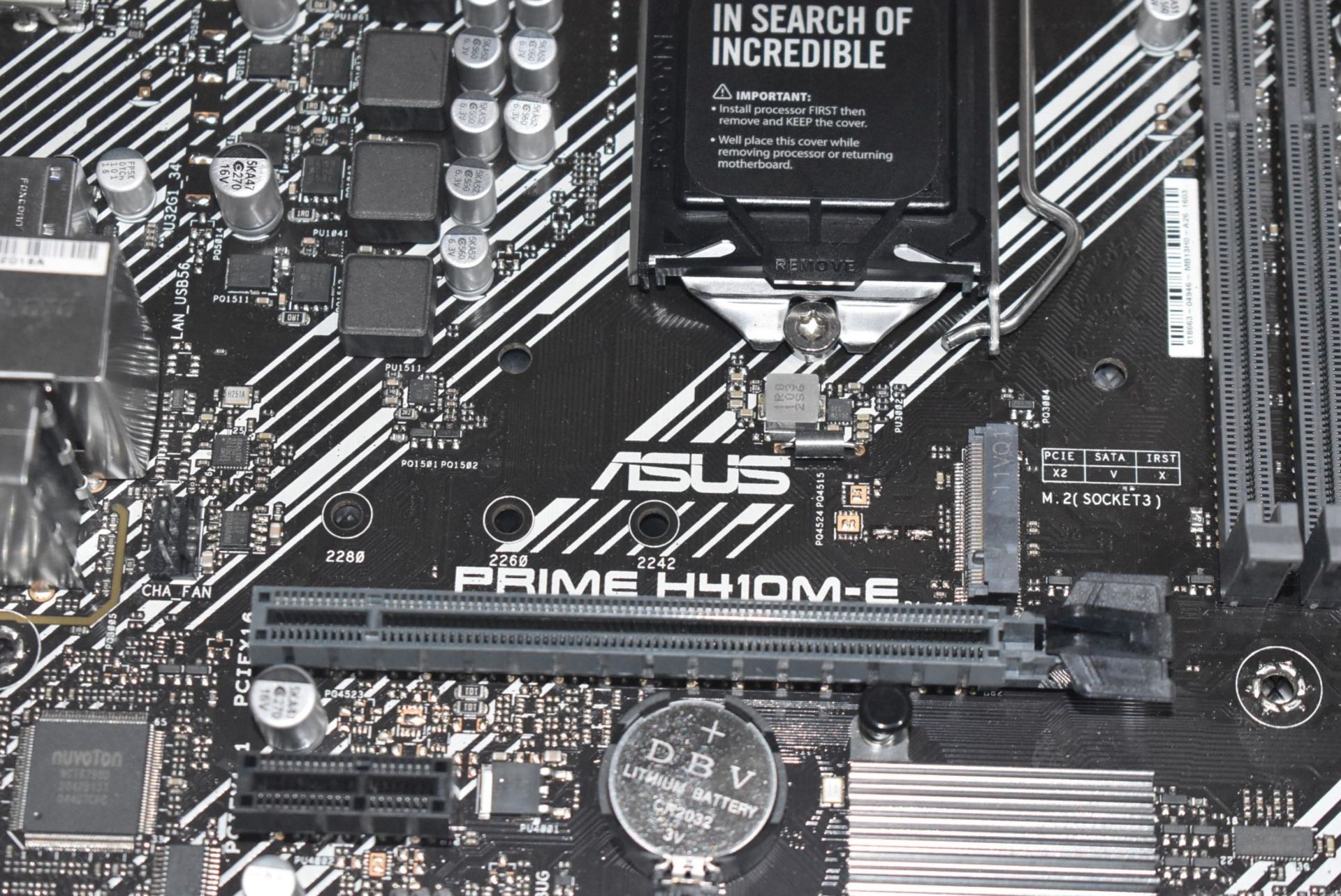1 x Asus Prime H410M-E Intel LGA1200 Motherboard - Boxed With Accessories - Image 5 of 6