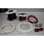 1 x Assortment Of Electrical Cables Including Speaker Wiring - Ref: K267 - CL905 - Location: Altrinc