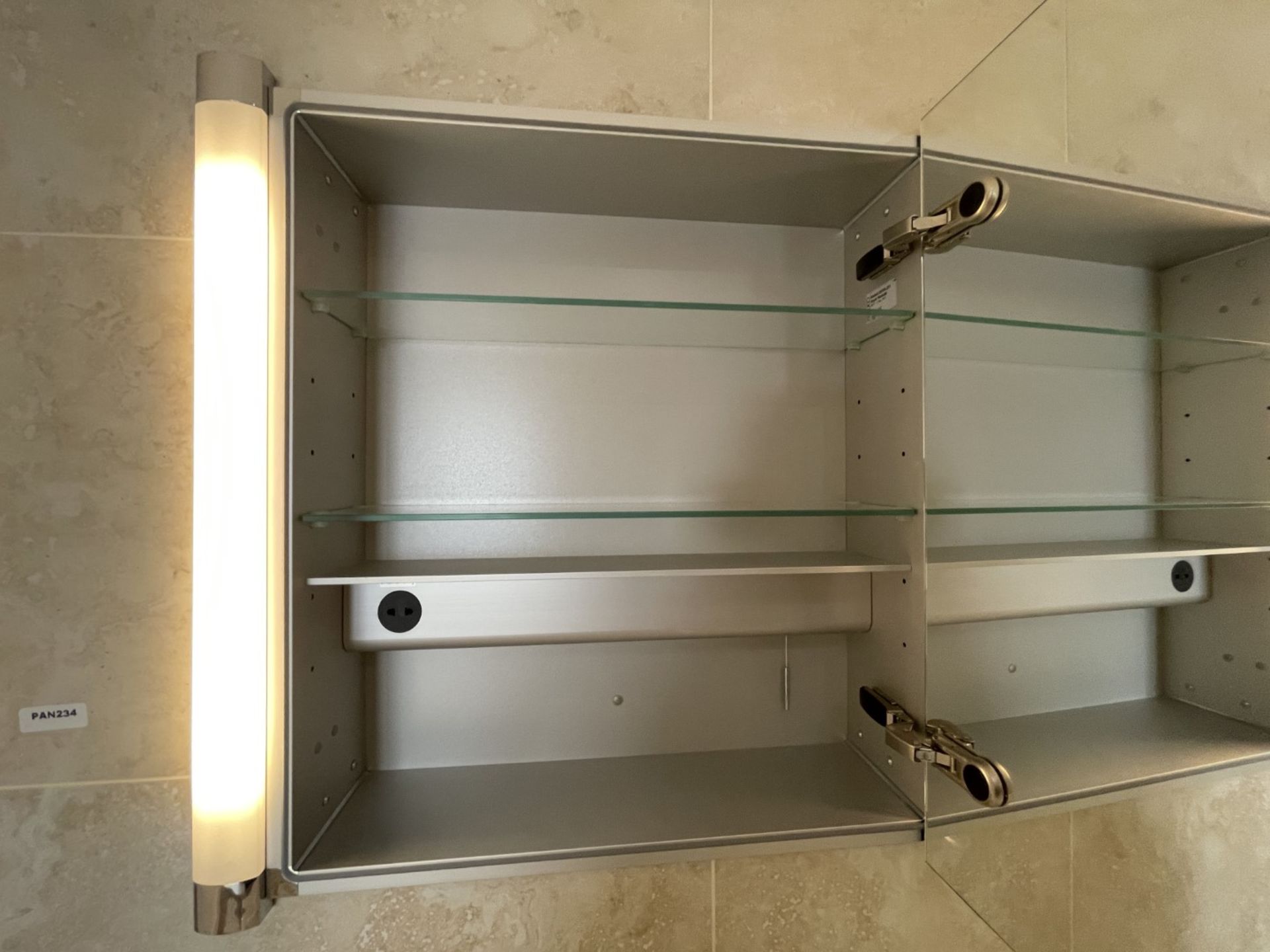 2 x KEUCO Illuminated Mirrored Wall Mounted Cabinets - Total Original Value: £2,000 - Ref: - Image 6 of 19