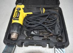 1 x STANLEY Fatmax 2000W Heatgun - Model: FME670K - Ref: K246 - CL905 - Location: Altrincham WA14<br