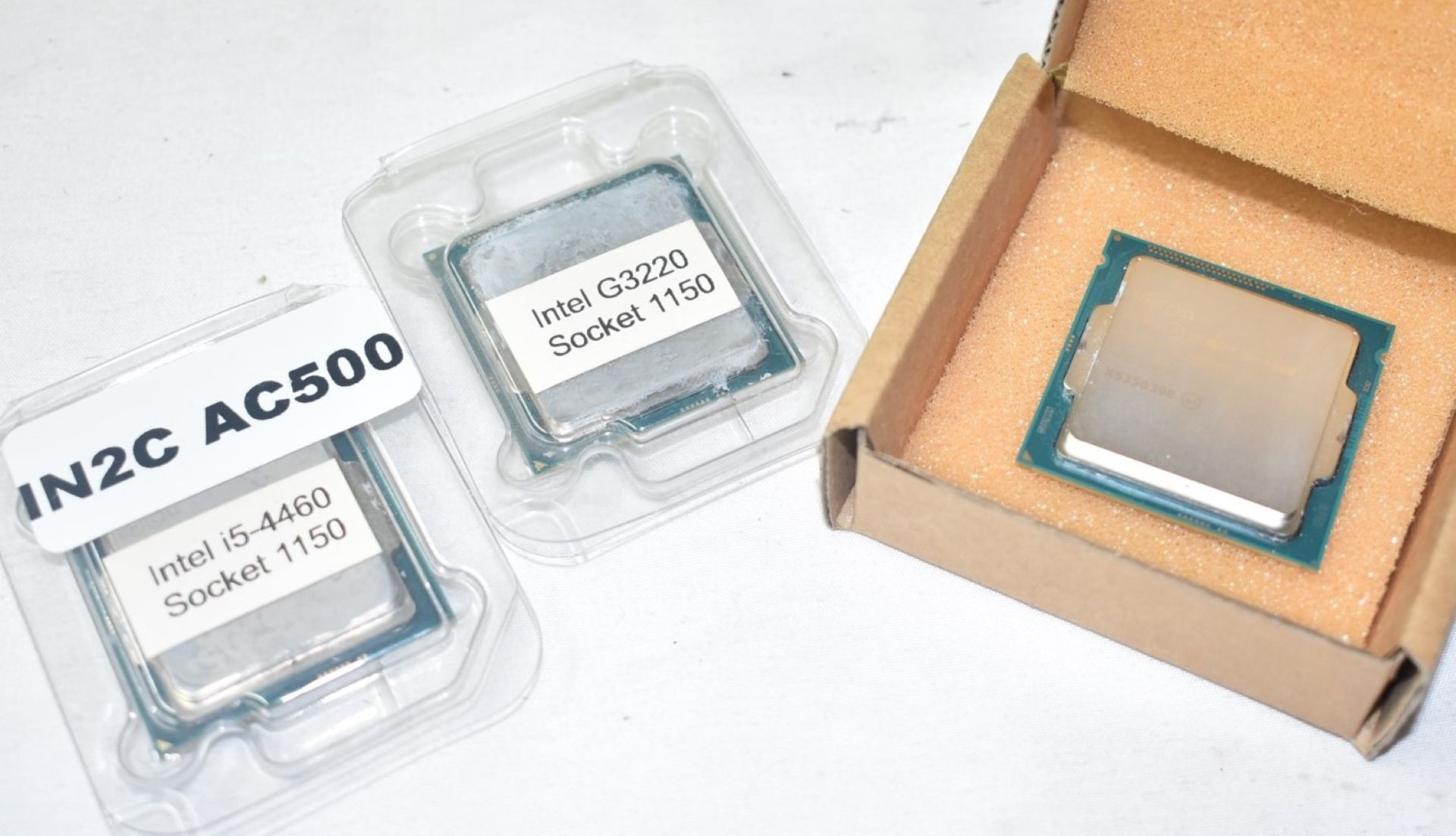 4 x Intel Socket LA1150 Desktop PC Processors - Includes 1 x I5-4460, 2 x G3220 and 1 x I5-4460