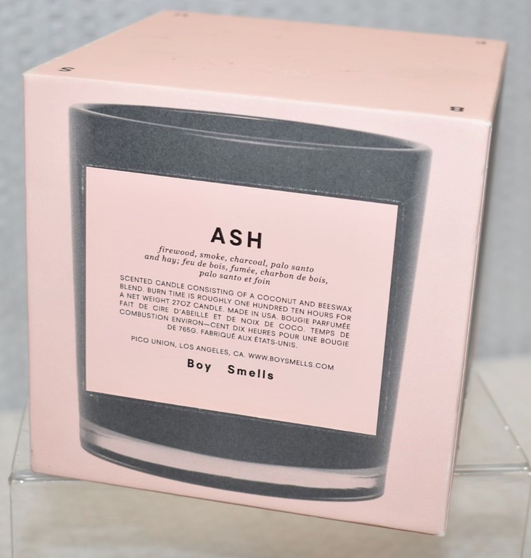 1 x BOY SMELLS 'Ash' Luxury Scented Candle (796g) - Original Price £120.00 - Unused Boxed Stock - Image 6 of 9