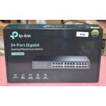 1 x TP Link 24 Port Gigabit Desktop/Rackmount Switch - Model TL-SG1024D