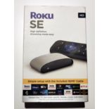 1 x Roku SE TV Streaming Box - Stream Free TV, Live News, Sports, Movies, Music and More - New/Boxed