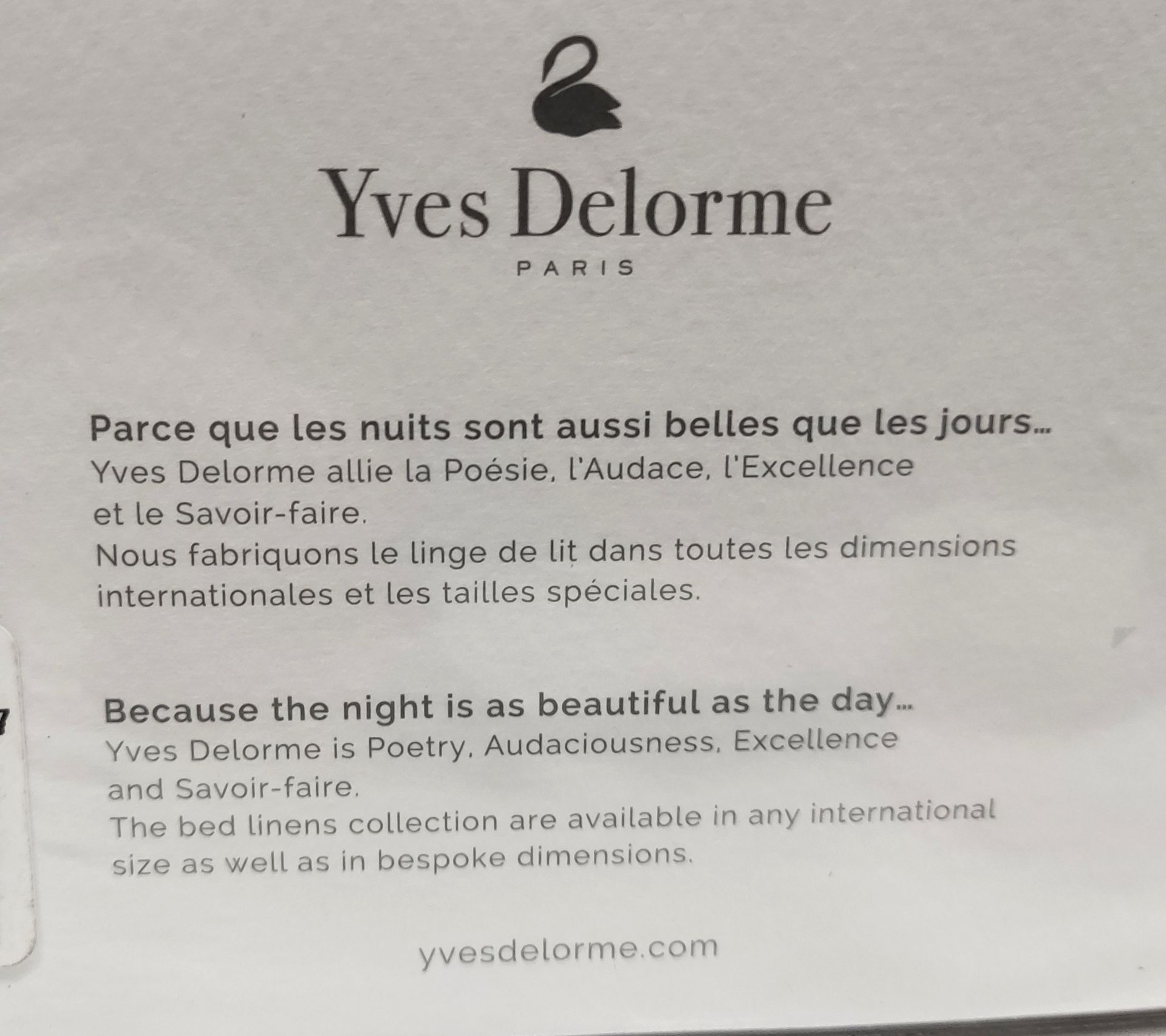 1 x YVES DELORME Walton Boudoir Pillowcase 30X40cm - Original RRP £99.95 - Ref: 4400854/HJL491/C28/ - Bild 3 aus 9