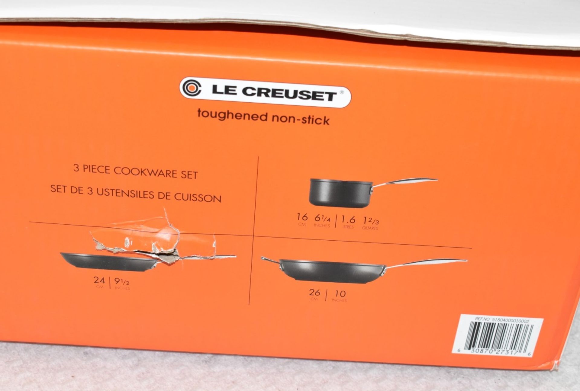 Set of 3 x LE CREUSET Toughened Non-Stick Pan, in Black - Original Price £299.00 - Image 11 of 21