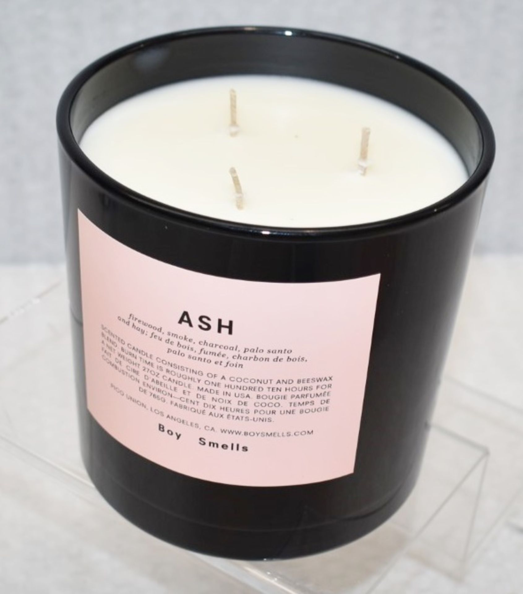 1 x BOY SMELLS 'Ash' Luxury Scented Candle (796g) - Original Price £120.00 - Unused Boxed Stock - Image 2 of 9