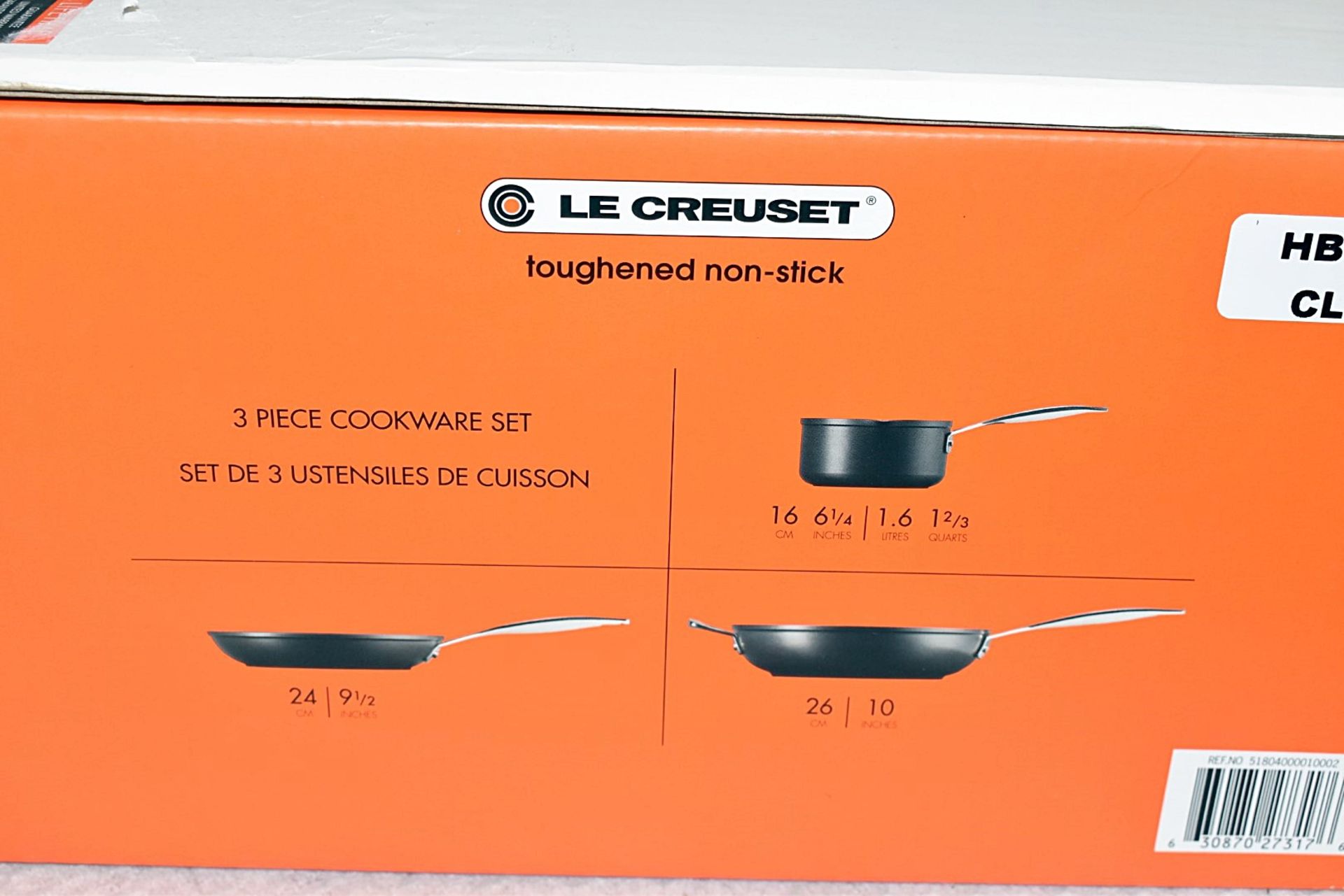 Set of 3 x LE CREUSET Toughened Non-Stick Pan, in Black - Original Price £299.00 - Image 12 of 21