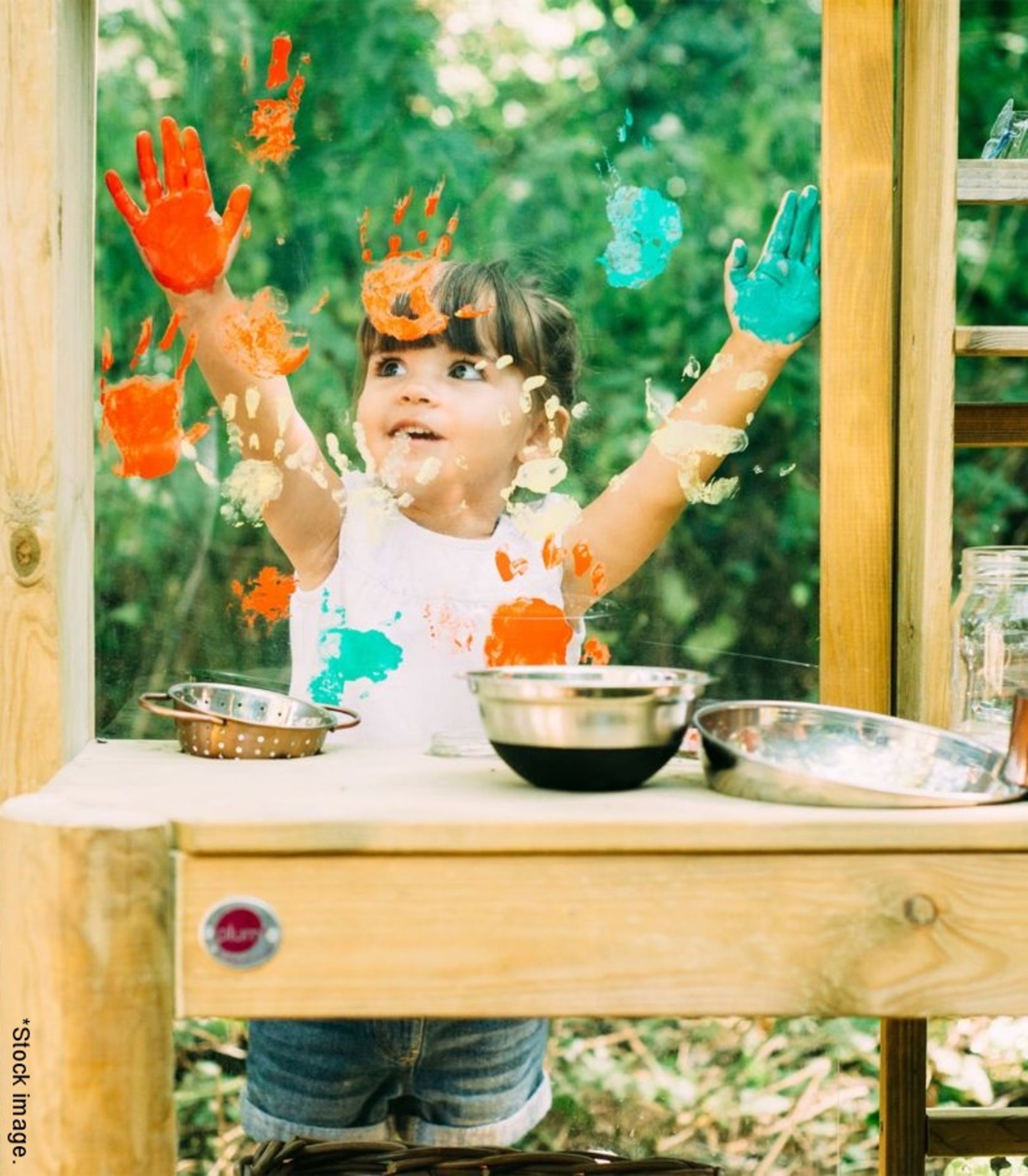 1 x PLUM Discovery Children's Wooden Mud Pie Kitchen - Original Price £299.00 - Image 3 of 14