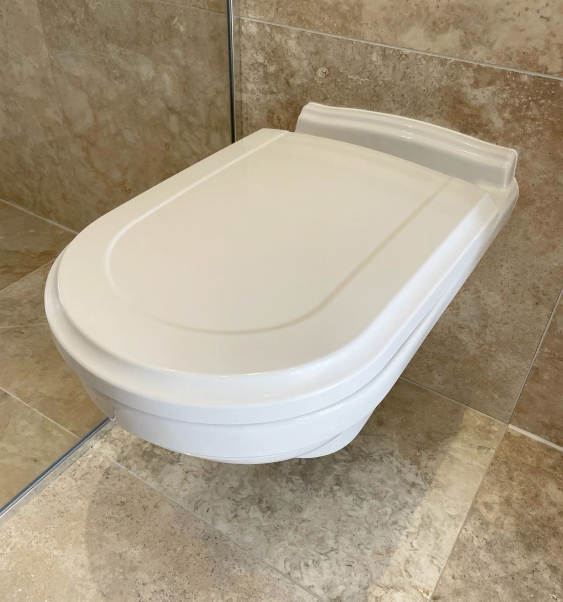 1 x VILLEROY & BOCH Wall Hung Toilet with Geberit Flush Plate - Ref: PAN273 BED3bth - CL896 - NO VAT - Image 9 of 9