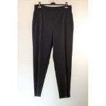 1 x Belvest Navy Trousers - Size: 26 - Material: Wool/ Cotton - From a High End Clothing Boutique In