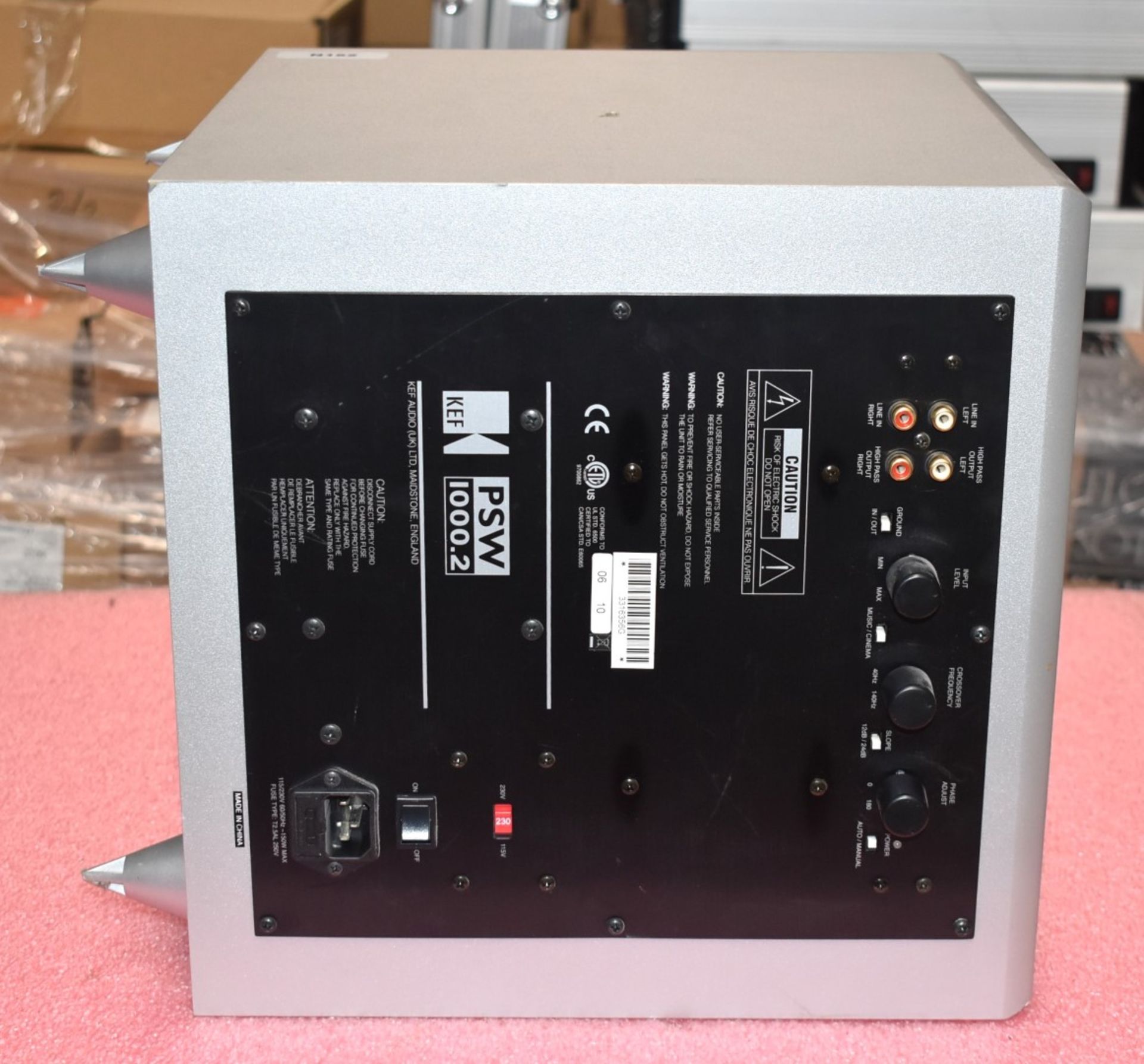 1 x KEF PSW 1000.2 Powered Subwoofer - Image 3 of 4