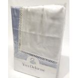 1 x YVES DELORME Walton Boudoir Pillowcase 30X40cm - Original RRP £99.95 - Ref: 4400854/HJL491/C28/