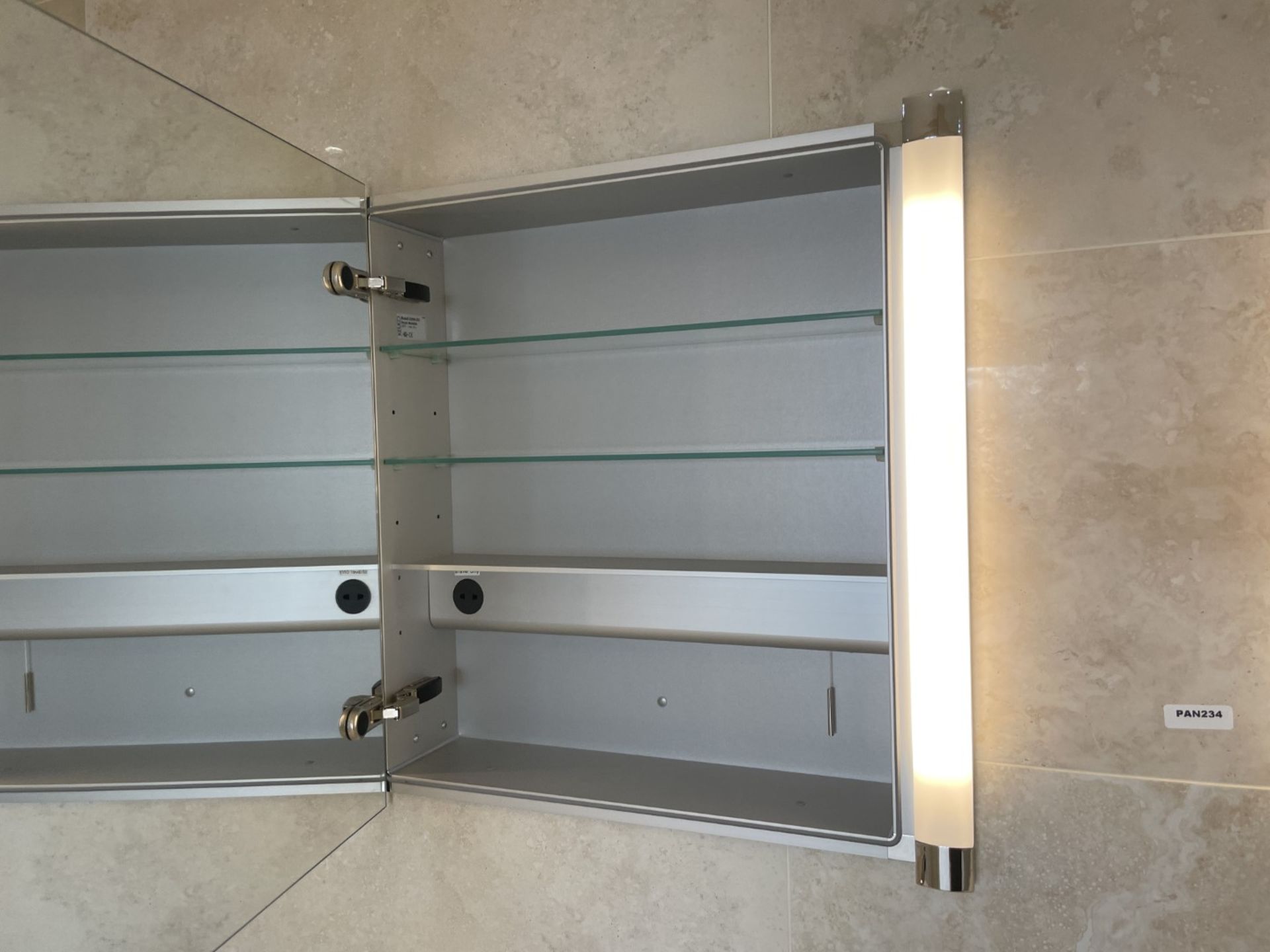 2 x KEUCO Illuminated Mirrored Wall Mounted Cabinets - Total Original Value: £2,000 - Ref: - Image 15 of 19