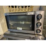 1 x Cookworks Stainless Steel Electric Mini Oven 1500W 23L